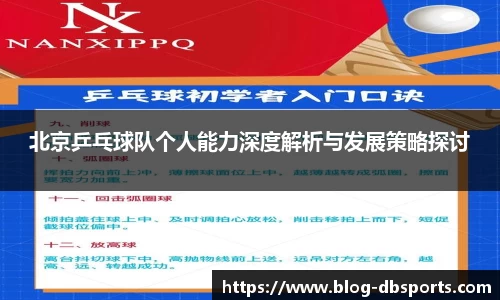 北京乒乓球队个人能力深度解析与发展策略探讨